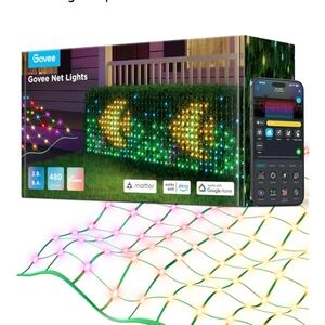 Multicolor Net Lights with Smartphone Control